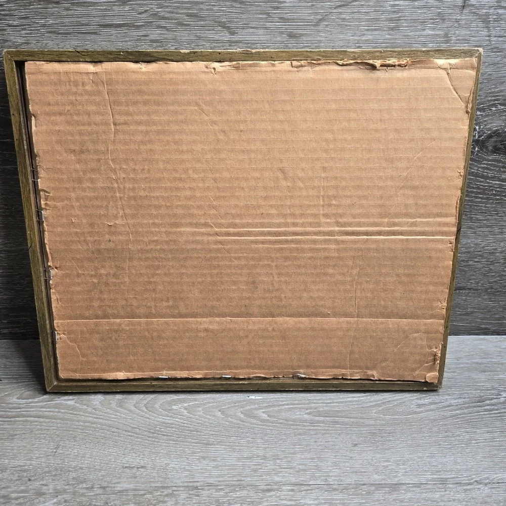 Vintage Wooden Multi Photo Frame Wall Hanging Collage Display 8 Openings 15 x 12